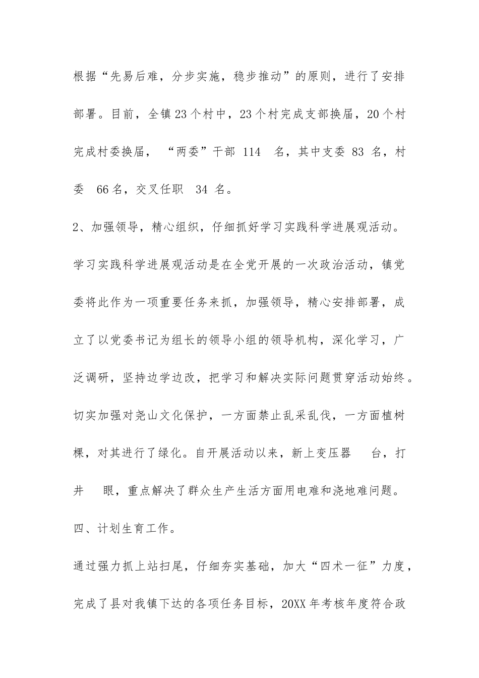 乡镇两委工作总结-_第2页