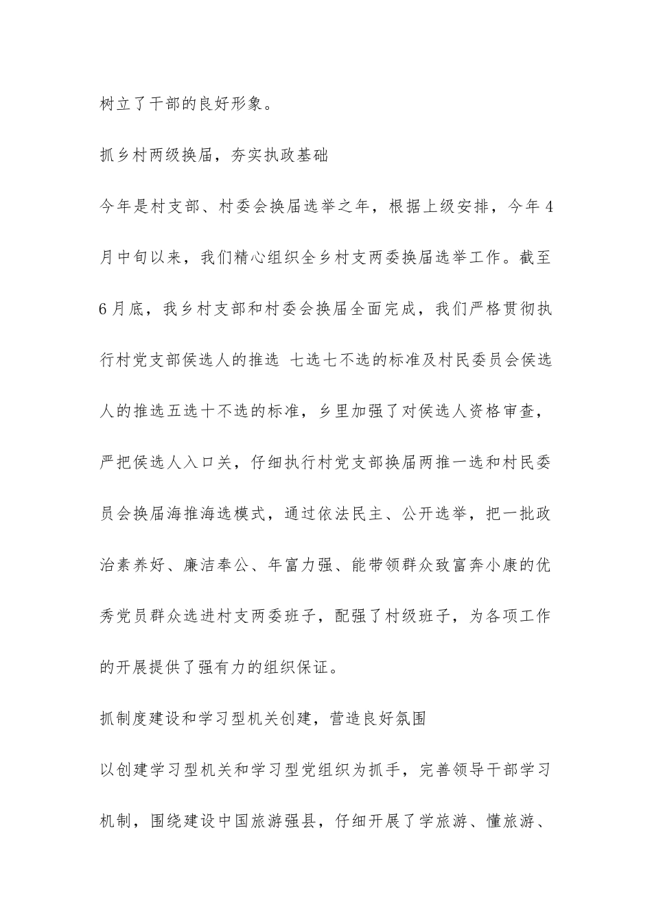 乡镇政府2024年度工作总结-_第2页