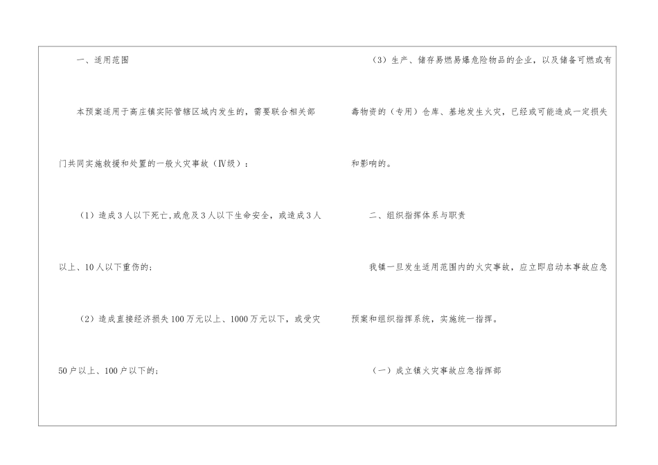 乡镇火灾的应急预案_第2页
