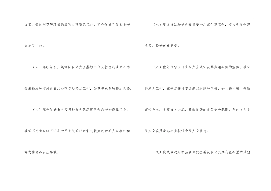 乡镇食品药品责任书_第3页