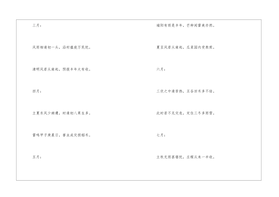 二十四节气农业谚语_第3页