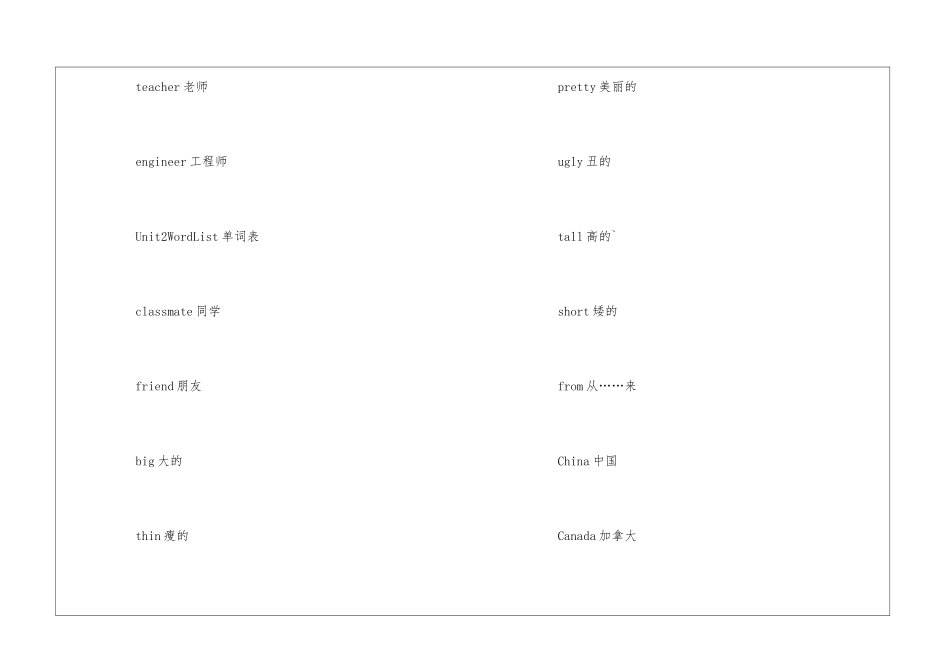 二年级上册英语重要知识点_第2页