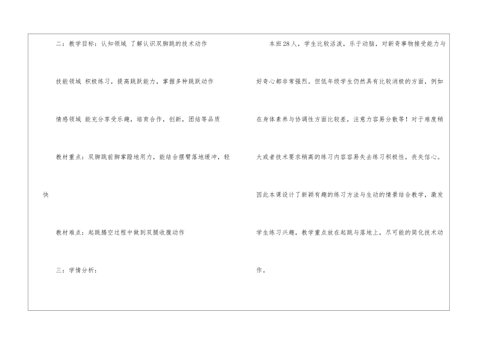 二年级体育说课稿汇编10篇_第2页