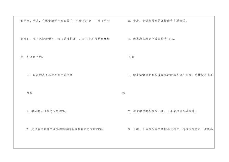 二年级音乐教学工作总结3篇_第3页