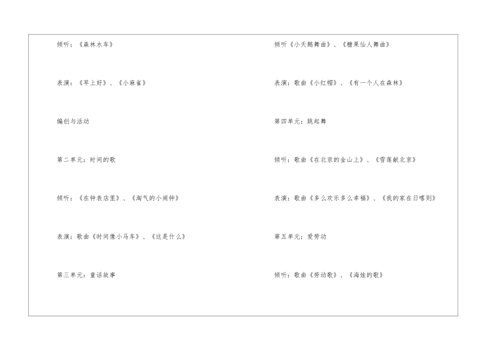 二年级音乐教师工作计划模板_第3页