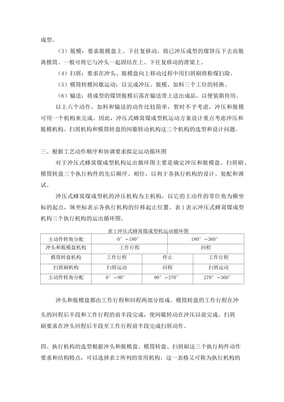 冲压式蜂窝煤成型机课程设计范例_第3页