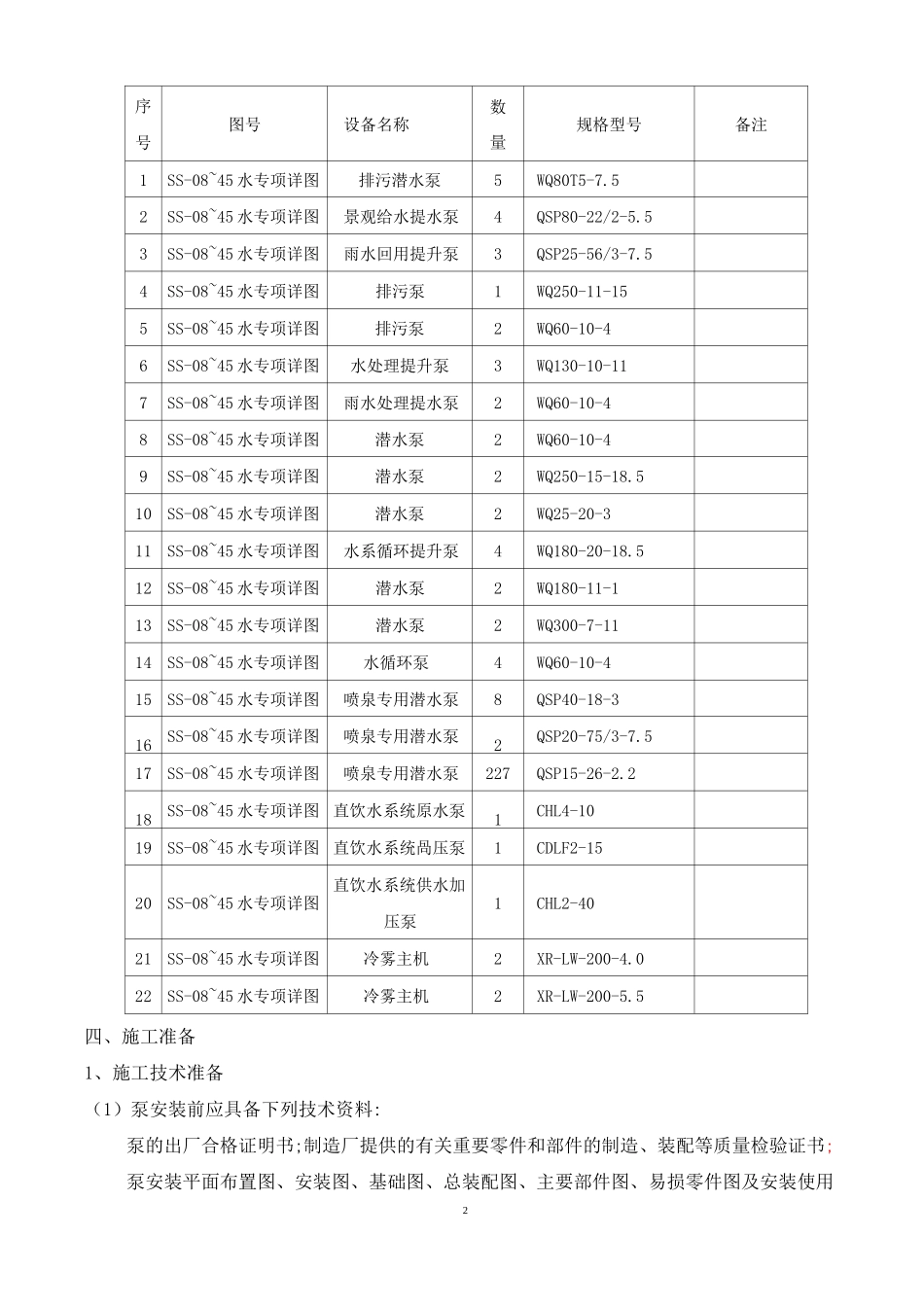 水泵安装施工方案.._第2页