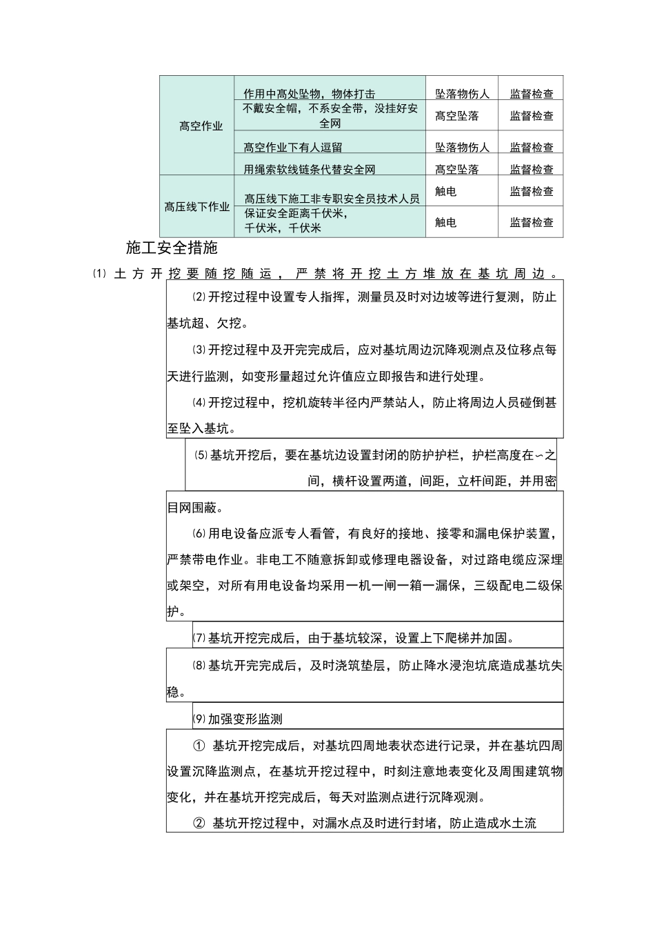 深基坑开挖及防护安全交底_第2页