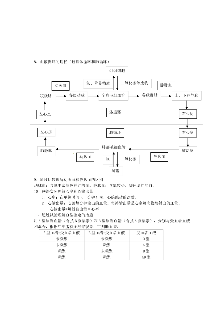 2025年七年级生物下册知识点总结17章冀教版教学文案_第3页