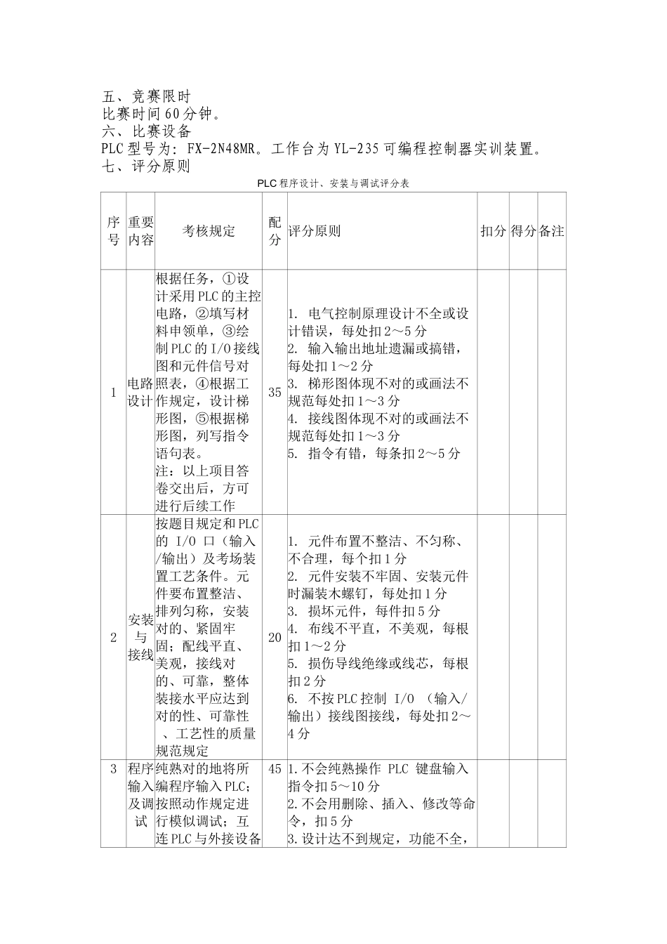 2025年PLC竞赛方案_第2页