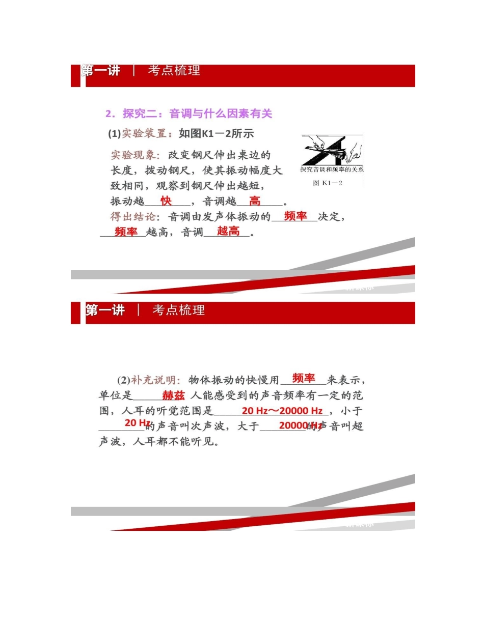 2025年陕西省中考物理章节知识点复习_第3页