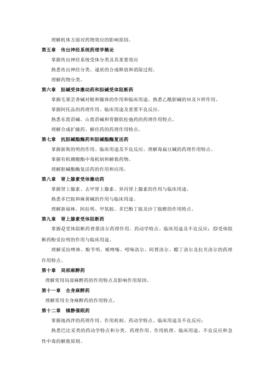 2025年药学类专业本科插班考试大纲李元建_第2页