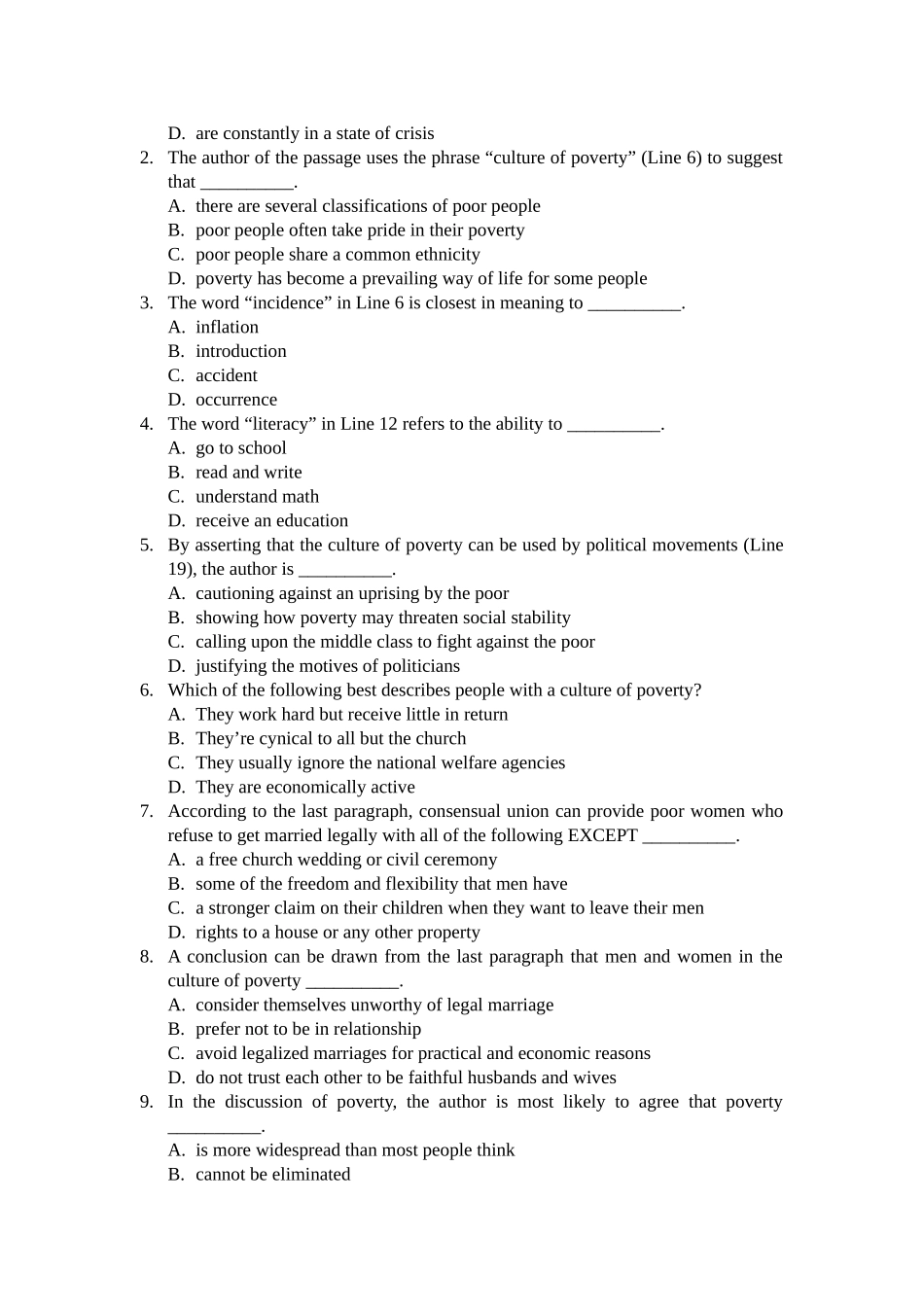 2025年中石化第一次分级测试真题阅读翻译写作_第2页