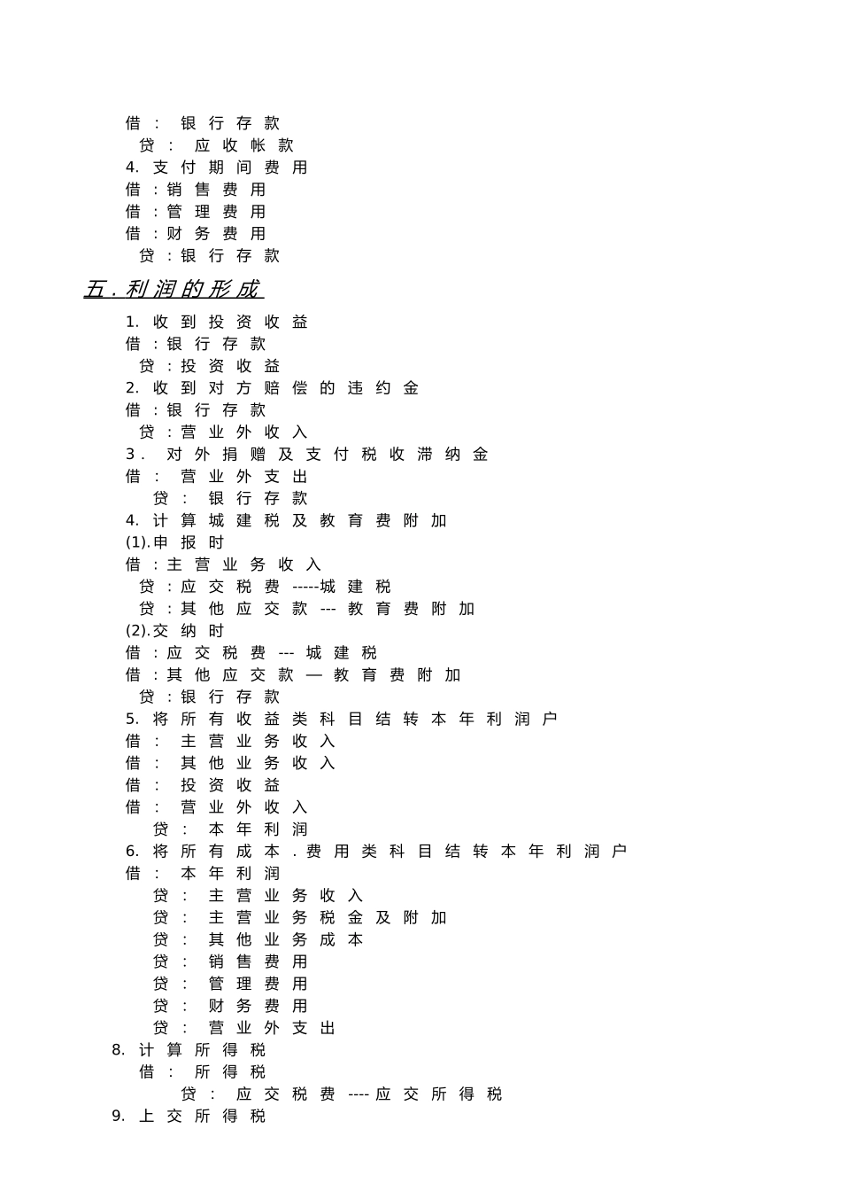2025年常用的必背的会计分录如下_第3页