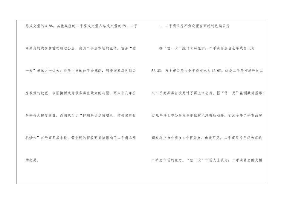 二手房市场工作总结_第3页