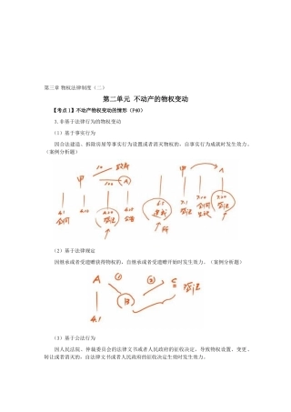2025年CPA考试《经济法》考点解读第03章物权法律制度