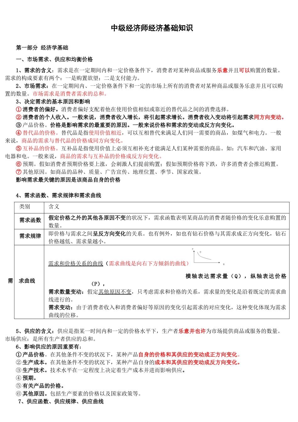 2025年中级经济师考试经济基础知识_第1页