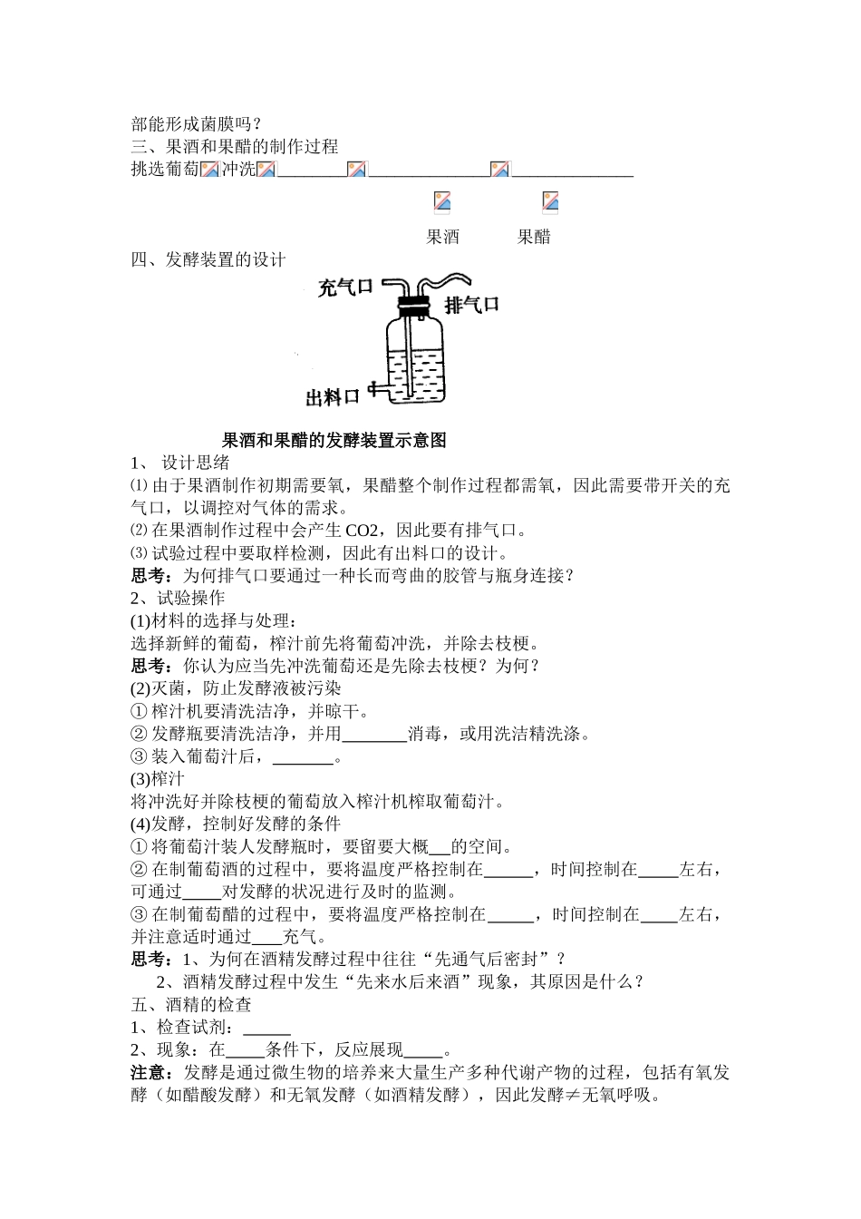 2025年人教高中生物选修一全套教学案_第2页