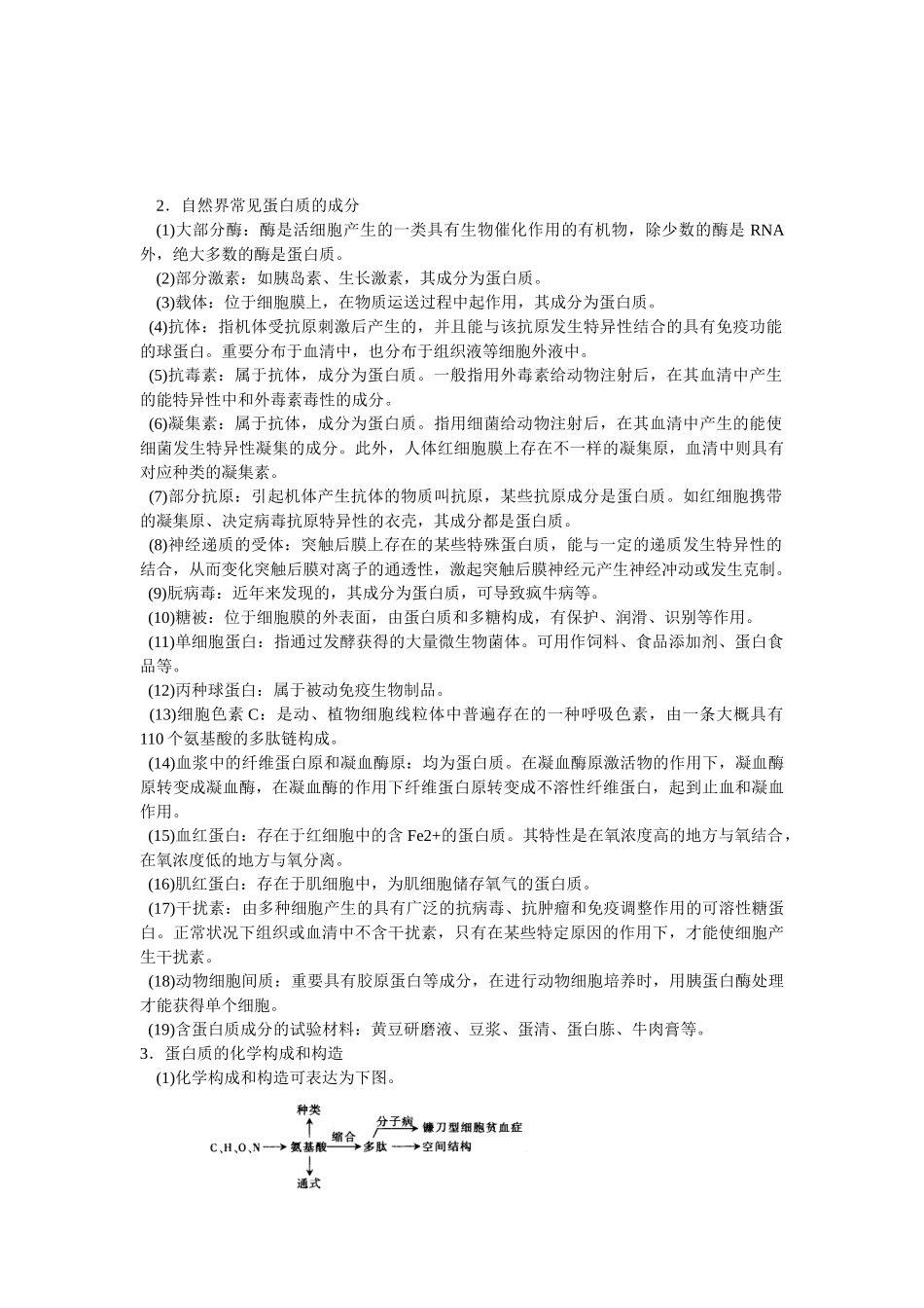 2025年高考生物考点重点难点疑点热点归纳_第3页