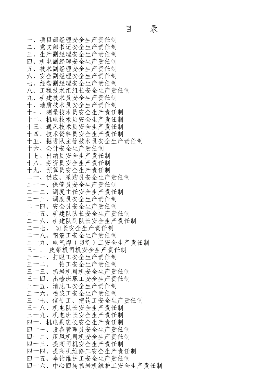 2025年项目部安全生产责任制度汇编全套_第2页