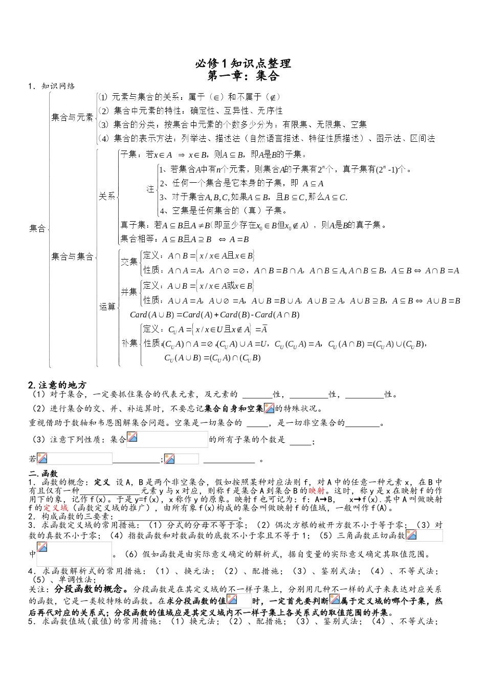 2025年高二数学学考知识点总结_第1页