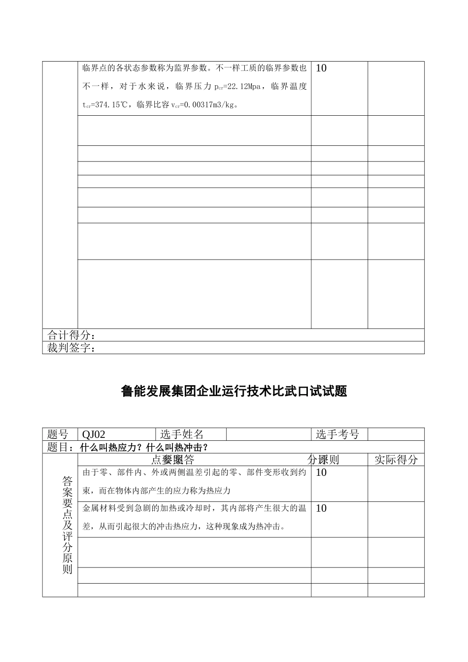 2025年鲁能比武口试汽机试题库_第2页