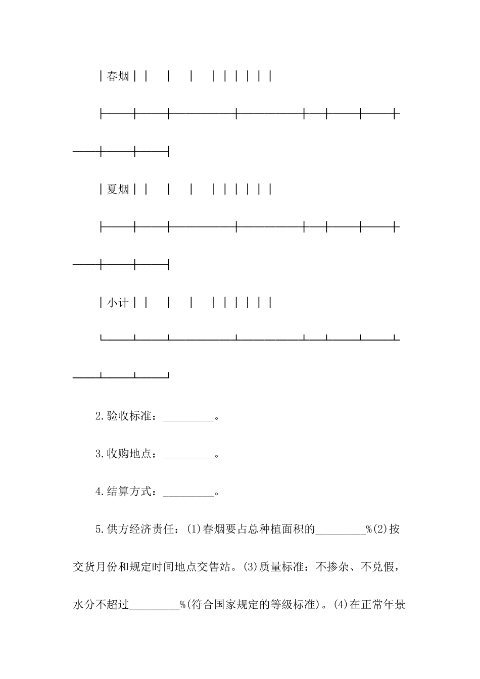云南省烟草买卖合同_第3页