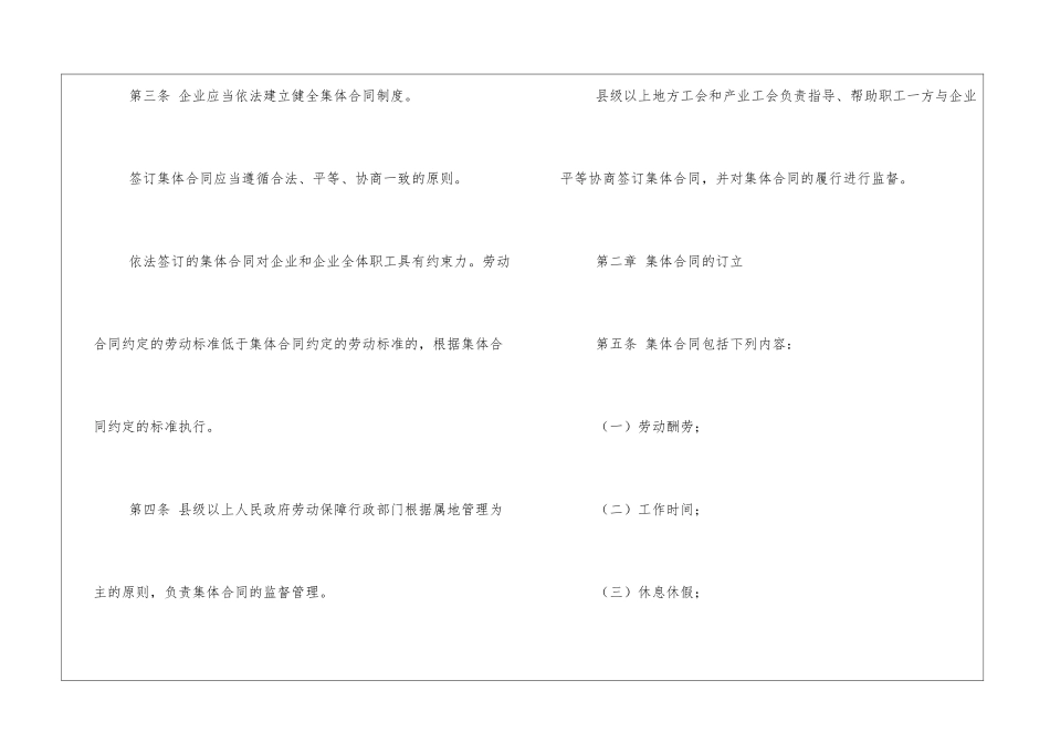 云南省集体合同条例_第2页