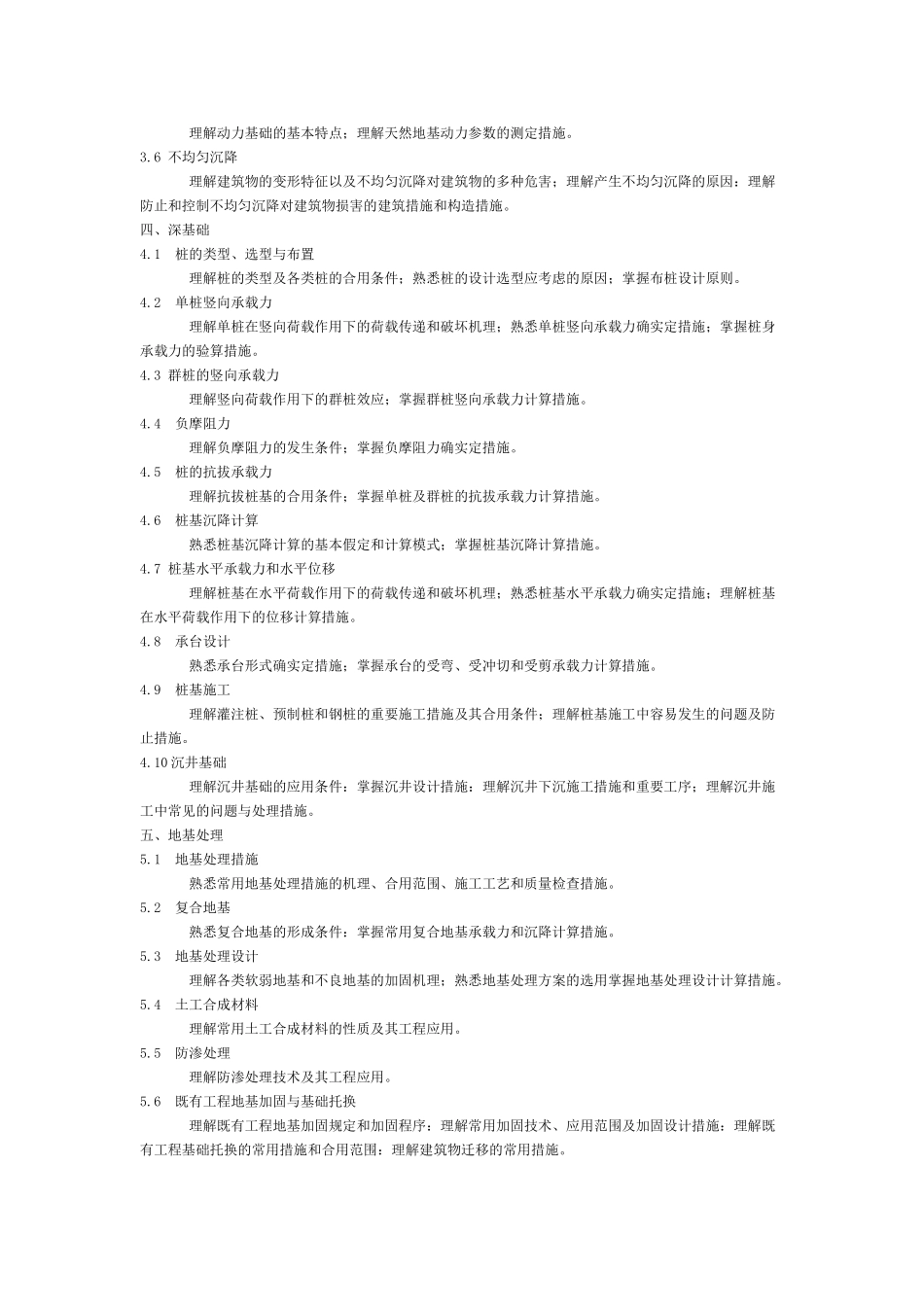 2025年注册土木工程师岩土专业考试大纲_第2页