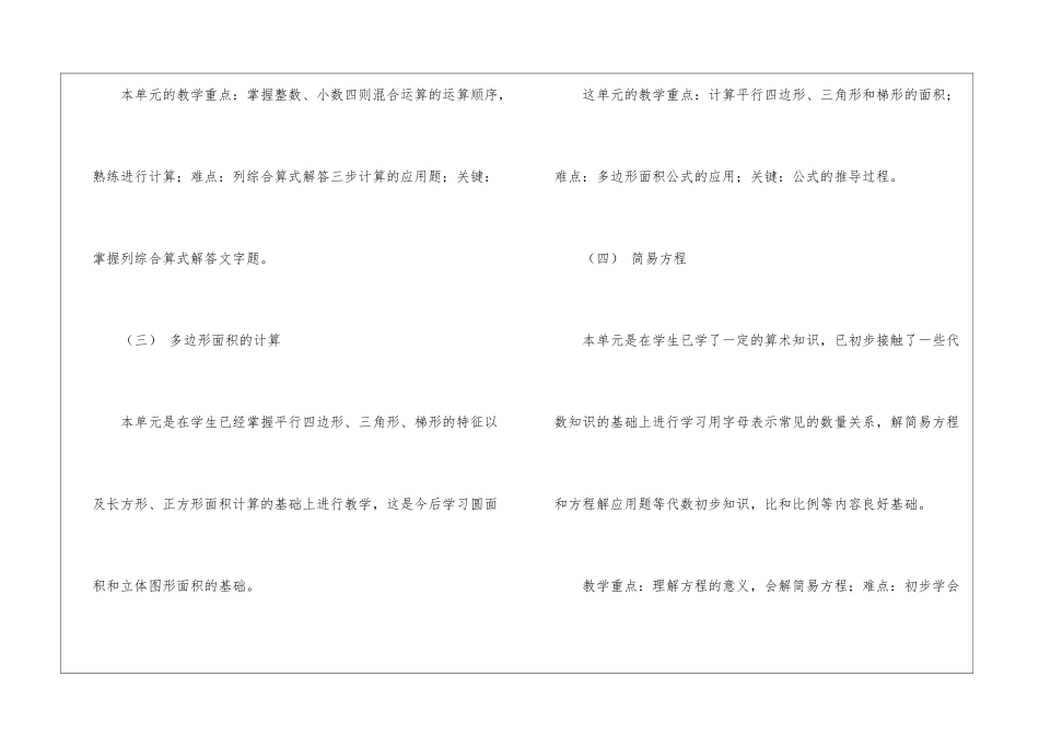 五年级数学课程安排_第3页