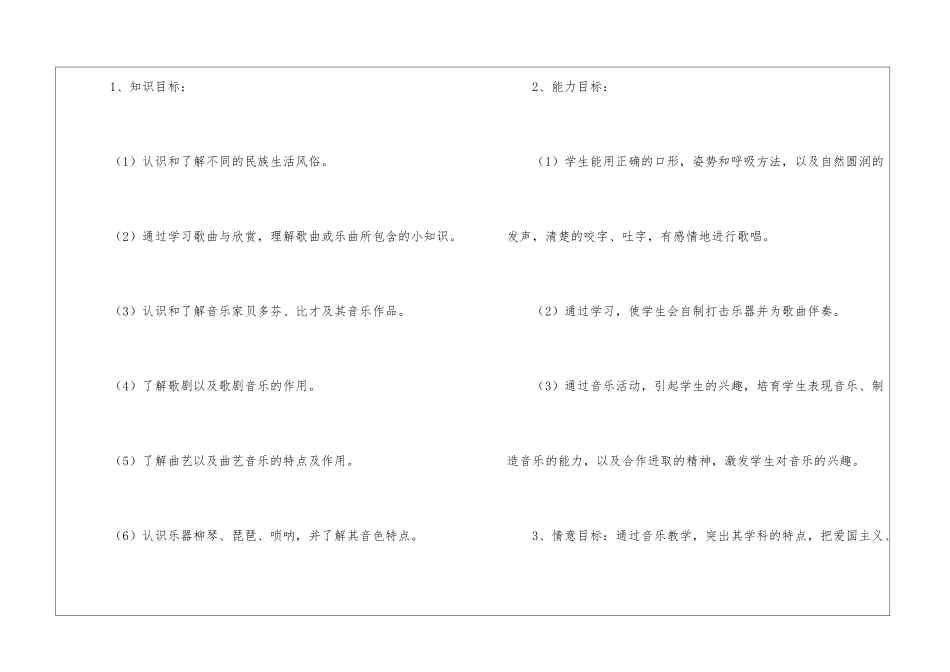 五年级音乐教学计划(精选3篇)_第3页
