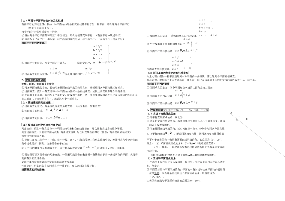 2025年数学必修知识点小结及典型习题_第2页