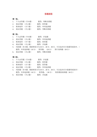 2025年企业文化与质量知识竞赛复习资料