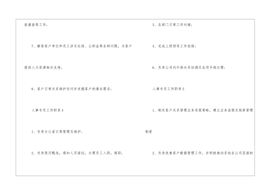 人事专员工作职责主要内容--1_第3页