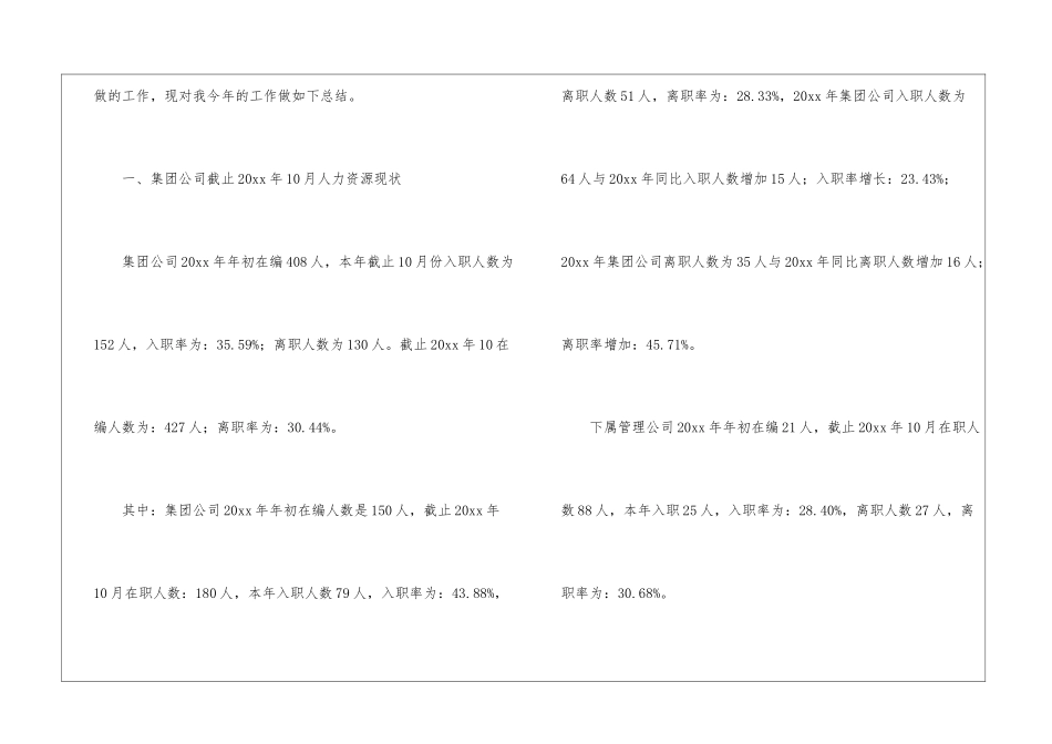 人事专员年终工作总结(15篇)_第2页