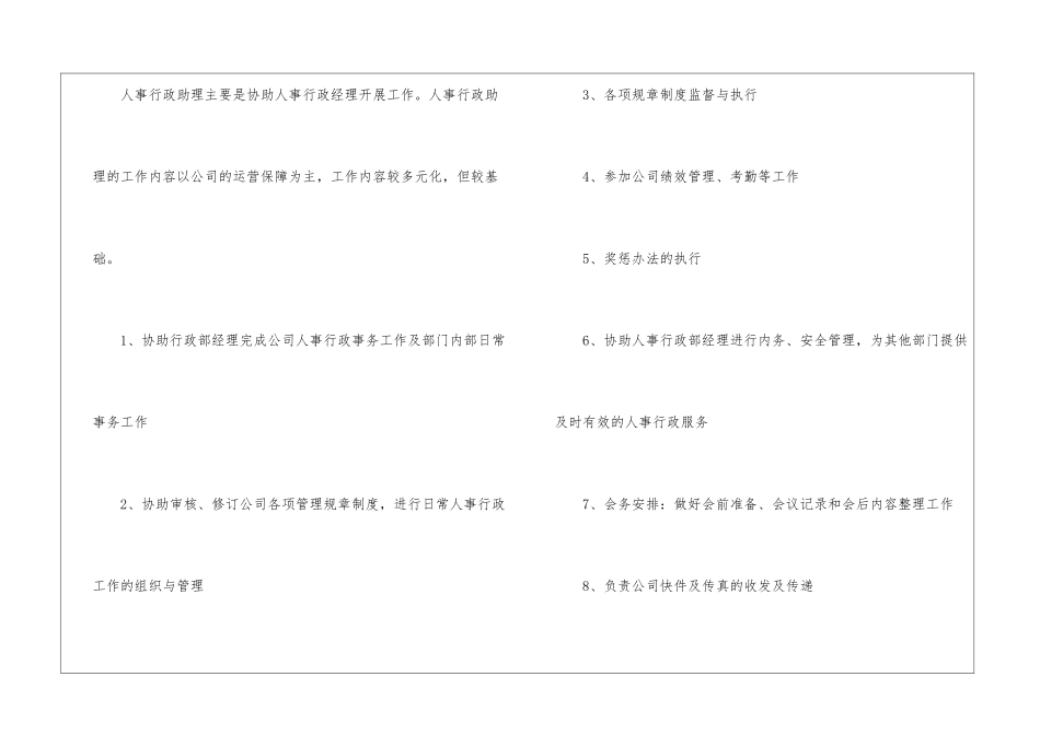 人事行政的实习报告汇编五篇_第2页