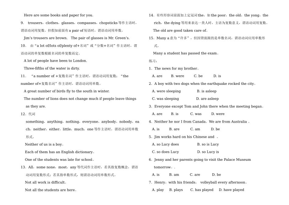 2025年人教初中英语分册复习知识点归纳总结_第2页