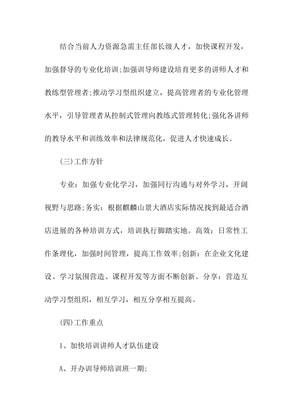 人力资源年度计划_第2页