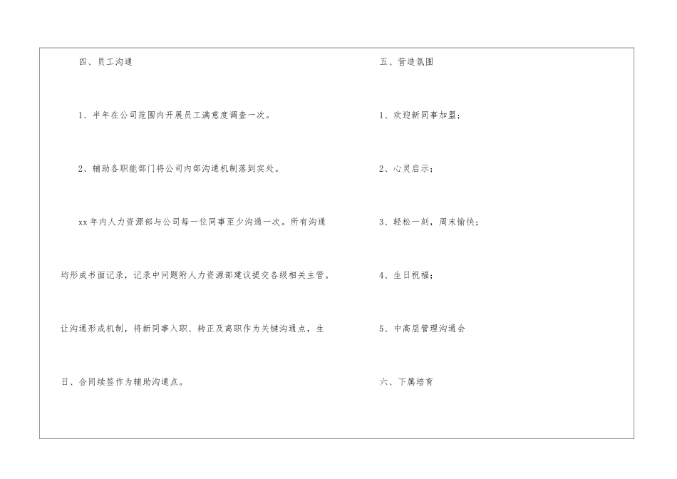 人力资源管理工作计划_第3页