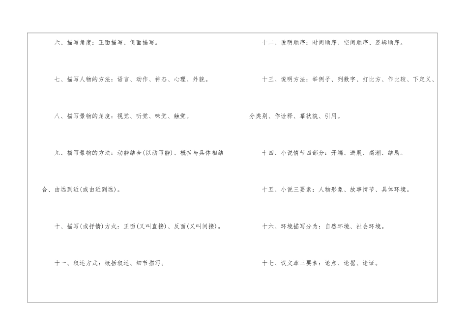 人教版七年级下册语文知识点必看_第2页