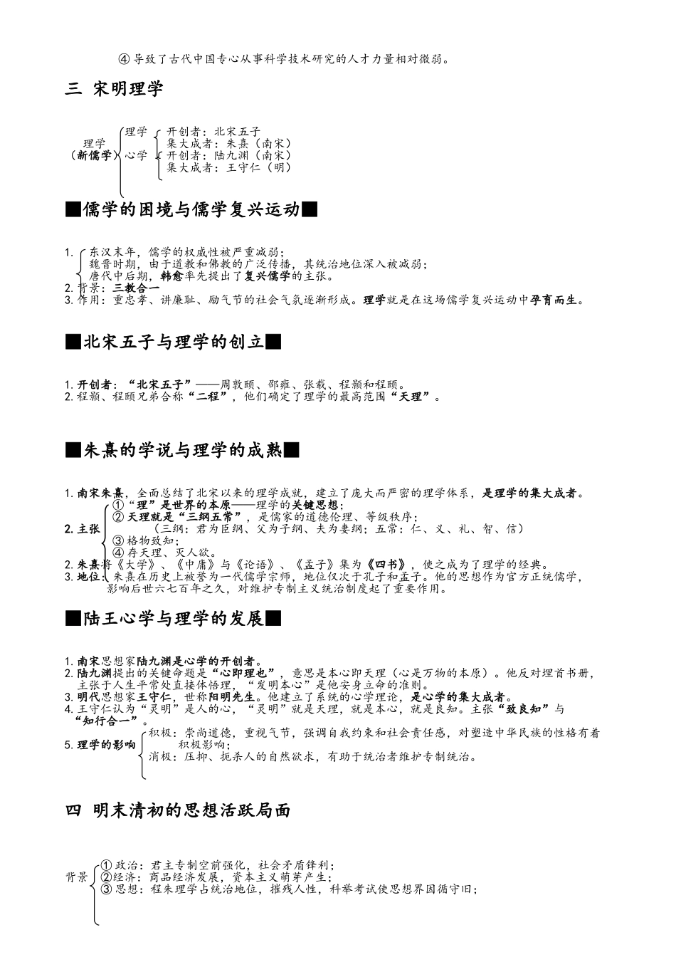 2025年高中历史人教版必修三知识点_第3页