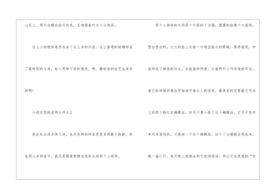 介绍东西的说明文作文模板_第3页