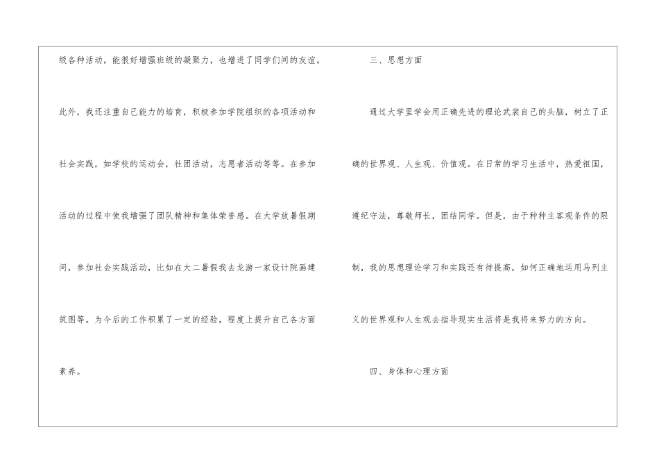 从事建筑设计专业多年自我鉴定5篇_第3页