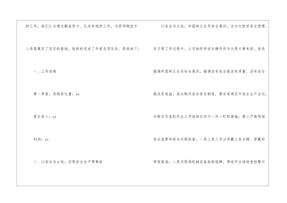 仓储物流公司个人年度总结_第2页