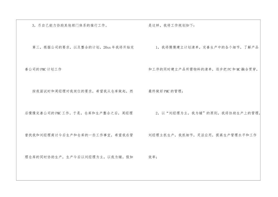 仓库个人年终工作计划_第3页