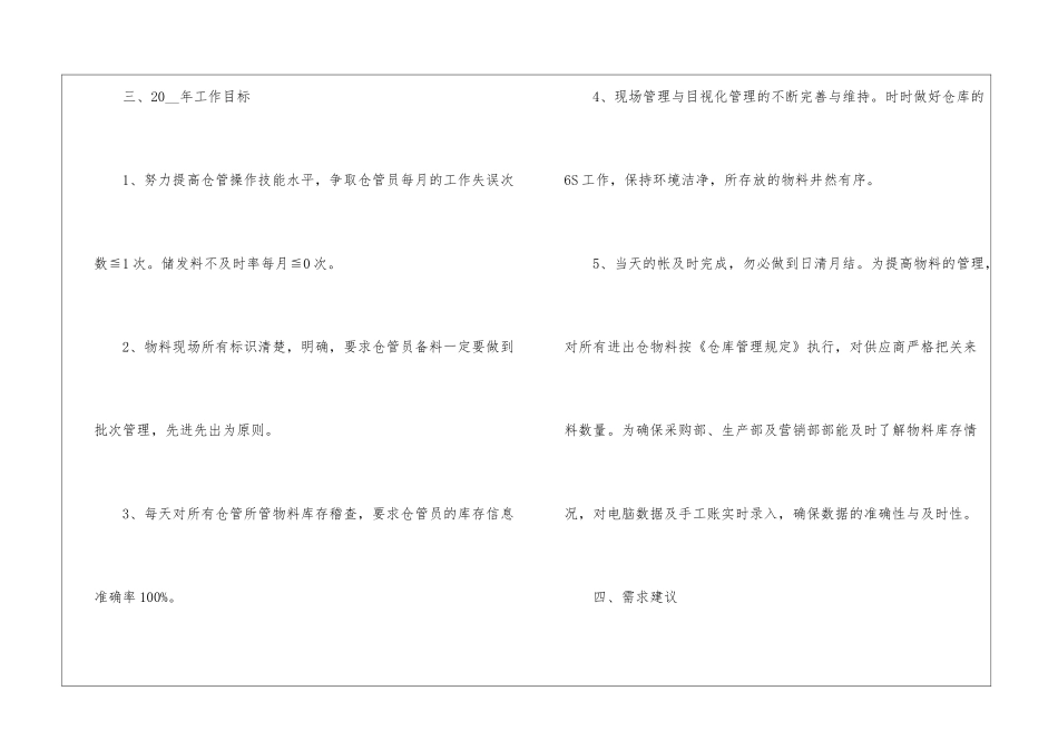 仓库员工年度工作总结5篇_第3页