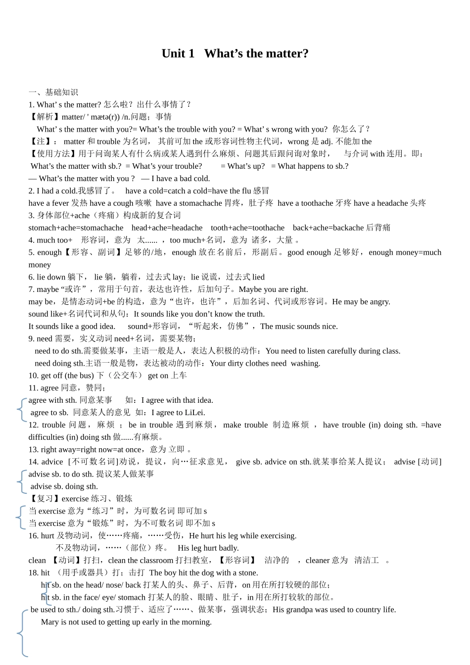 2025年八年级英语下册知识点总结_第1页