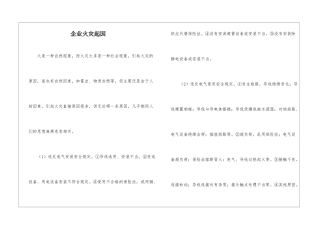 企业火灾起因
