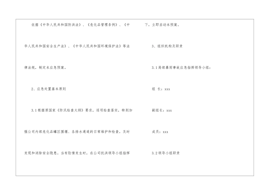 企业防汛应急预案(精选8篇)_第2页