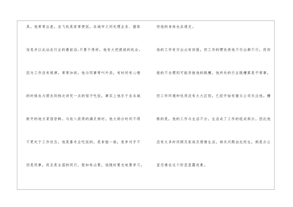 优越感和压力感并存：聚焦都市白领的生活素描_第2页